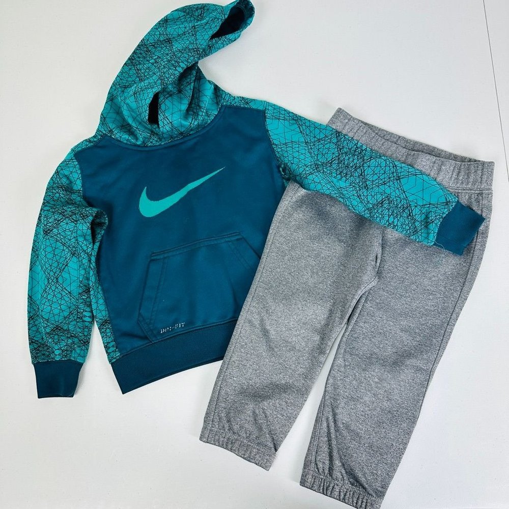 Nike North Face Boys 18-24M Bundle 2pc Pants Hoodie Top Bottom Winter Sport